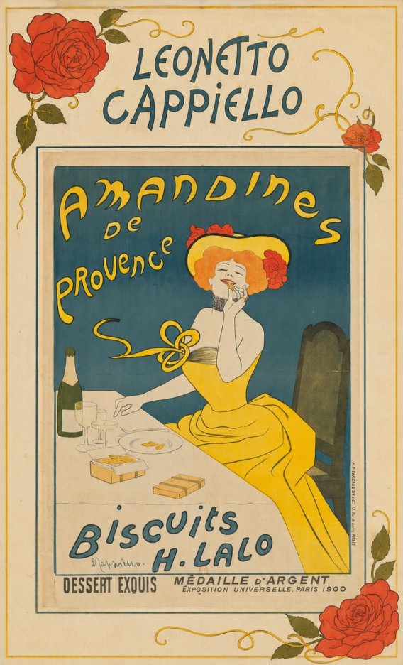 Leonetto Cappiello Amandines De Provence Biscuits H. Lalo II No5 - Poster