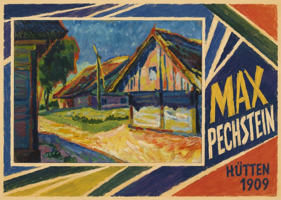 Max Pechstein Hütten 1909 No4 - Poster