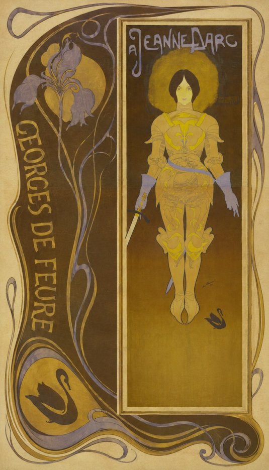 Georges de Feure À Jeanne D'arc No2 - Poster