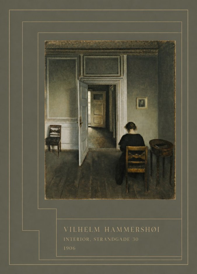Vilhelm Hammershøi Interior, Strandgade 30 II No4 - Poster