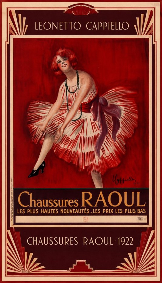 Leonetto Cappiello Chaussures Raoul No1 - Poster