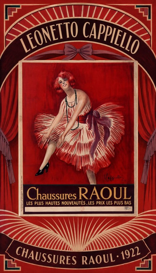 Leonetto Cappiello Chaussures Raoul No3 - Poster