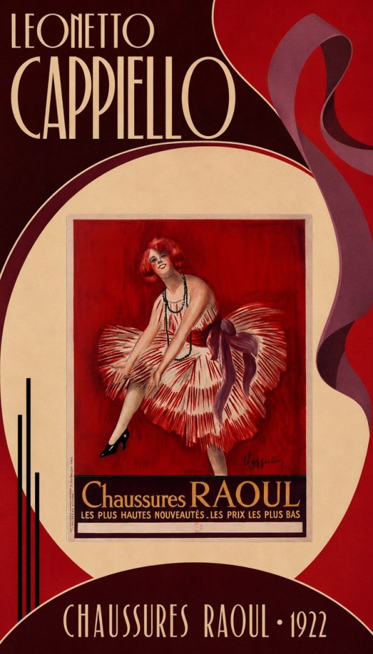 Leonetto Cappiello Chaussures Raoul No6 - Poster