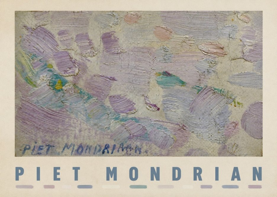 Piet Mondrian Abstract Composition No3 - Poster