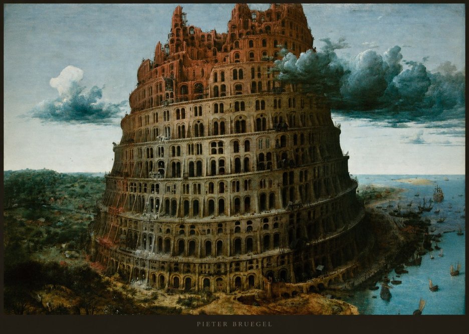 Pieter Bruegel The Tower of Babel XII No6 - Poster