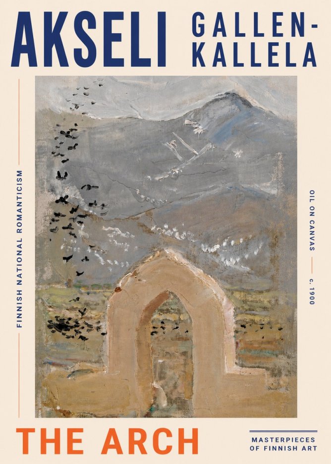 Akseli Gallen-Kallela The Arch No4 - Poster