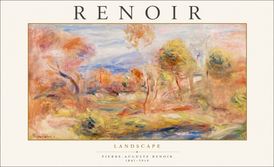 Renoir Landscape No1 - Poster