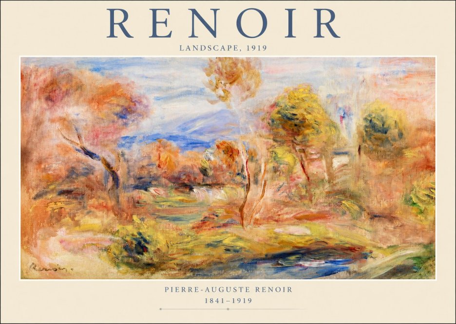 Renoir Landscape No2 - Poster