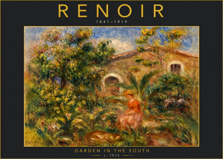 Renoir Garden in the South No6 - Poster