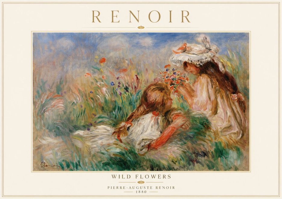 Renoir Wild Flowers No5 - Poster