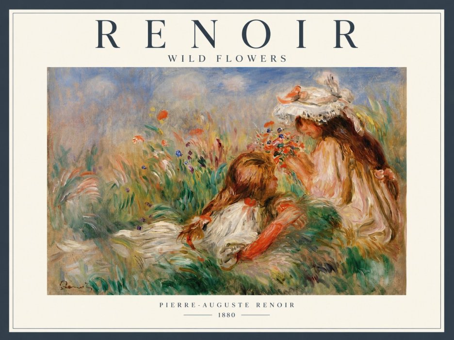 Renoir Wild Flowers No6 - Poster