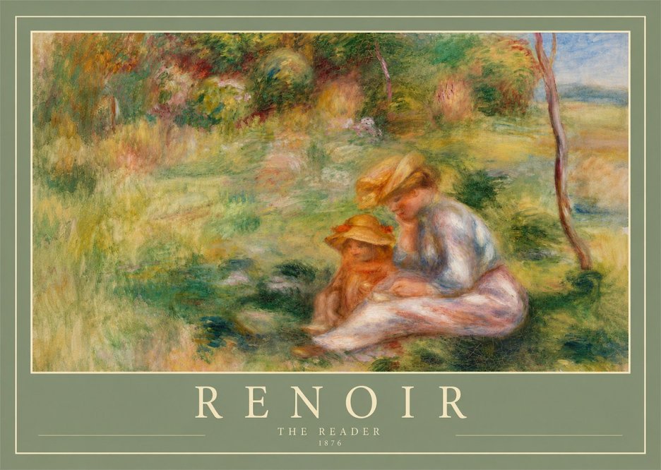 Renoir The Reader No2 - Poster