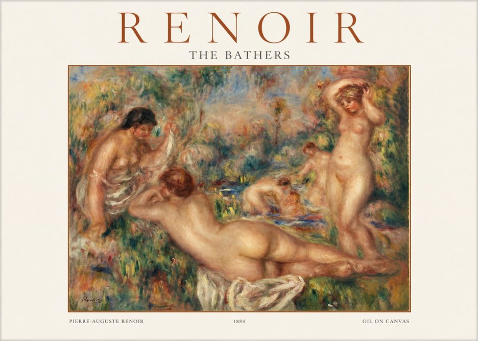 Renoir The Bathers I No1 - Poster
