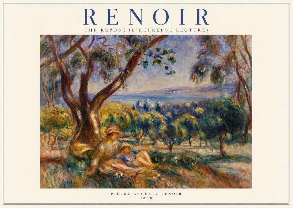Renoir The Repose (L'heureuse Lecture) No1 - Poster