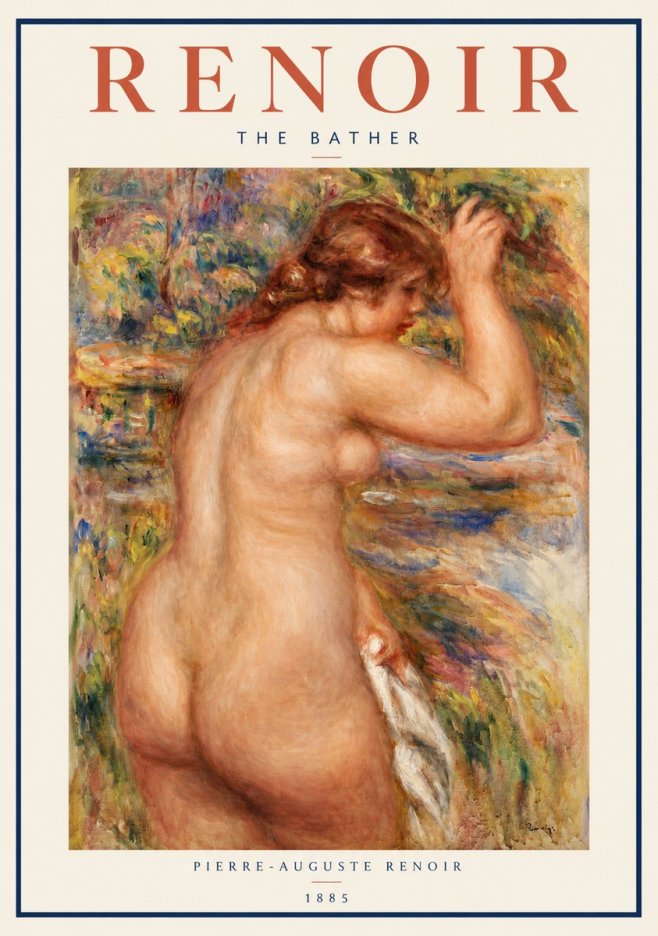 Renoir Bather No3 - Poster