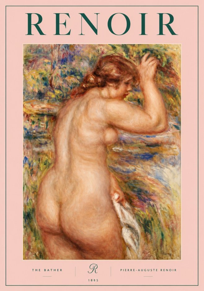 Renoir Bather No5 - Poster
