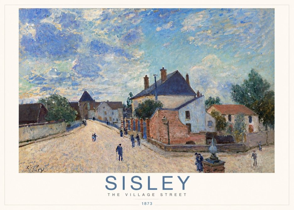 Sisley The Village Street No3 - Poster