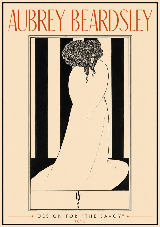 Aubrey Beardsley One of Six Designs for 'the Savoy' No5 - Poster