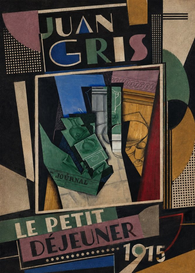 Juan Gris Le Petit Déjeuner No5 - Poster