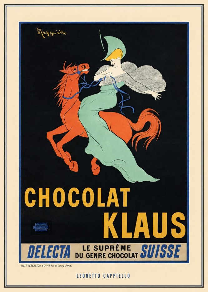 Leonetto Cappiello Chocolat Klaus II No3 - Poster