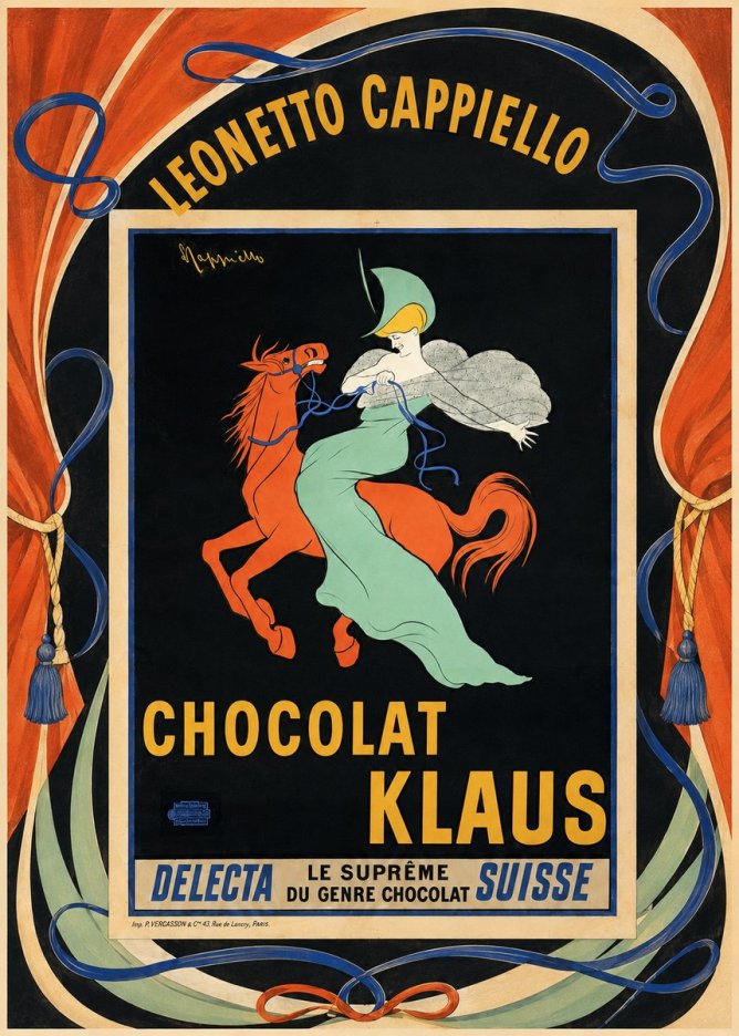 Leonetto Cappiello Chocolat Klaus II No4 - Poster