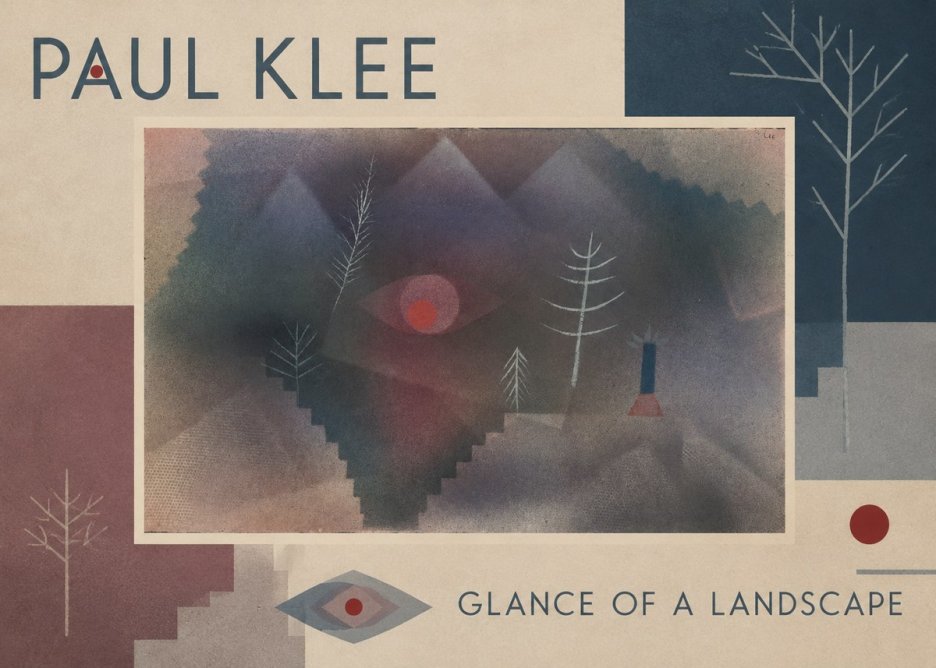 Paul Klee Glance of a Landscape No2 - Poster
