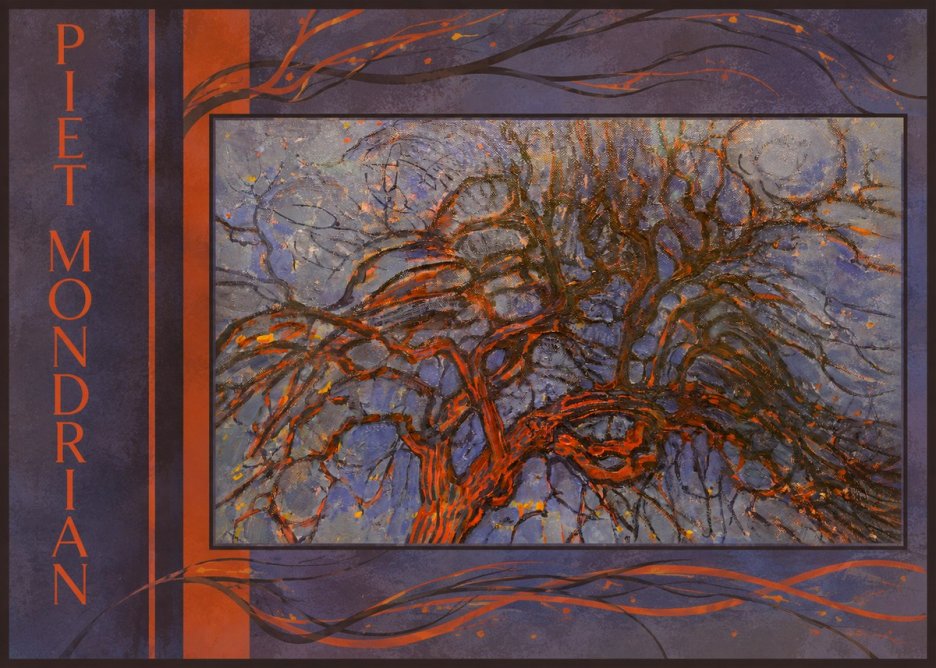 Piet Mondrian The Red Tree No2 - Poster
