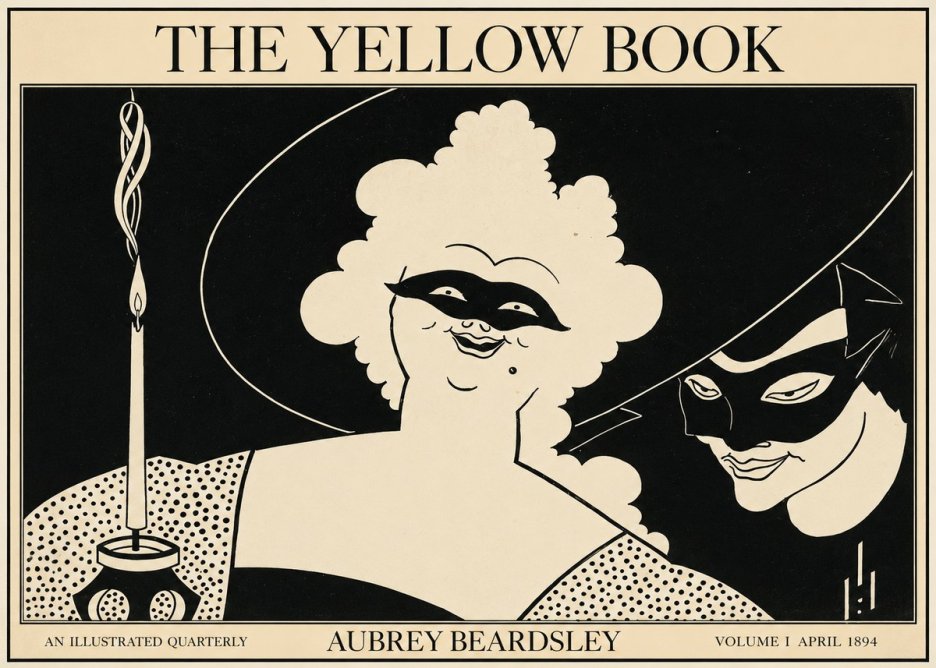 Aubrey Beardsley The Yellow Book I No1 - Poster
