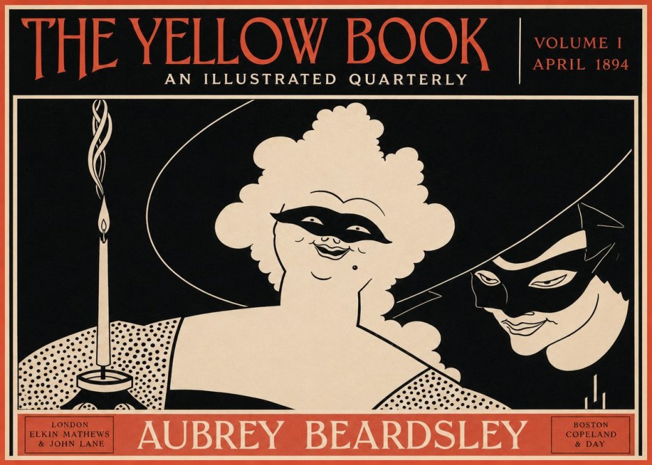 Aubrey Beardsley The Yellow Book I No2 - Poster