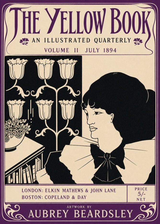 Aubrey Beardsley The Yellow Book - Volume Ii July 1894 No3 - Poster