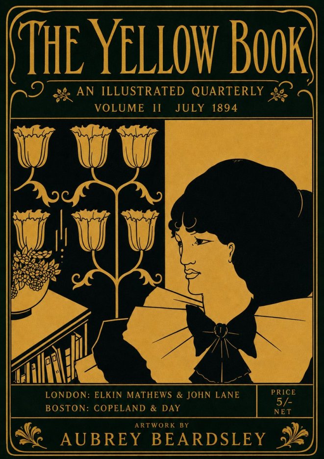 Aubrey Beardsley The Yellow Book - Volume Ii July 1894 No4 - Poster