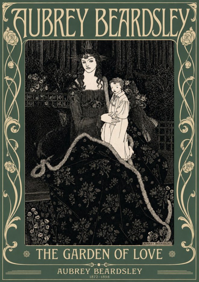 Aubrey Beardsley The Garden of Love No3 - Poster