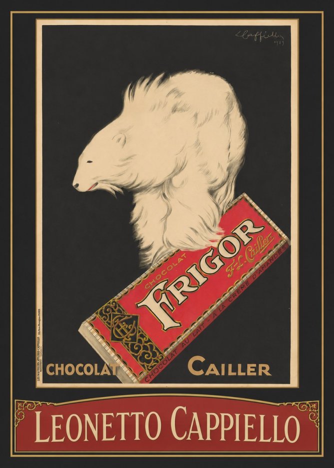 Leonetto Cappiello Chocolat Frigor No3 - Poster