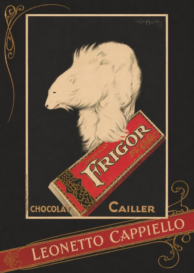 Leonetto Cappiello Chocolat Frigor No4 - Poster