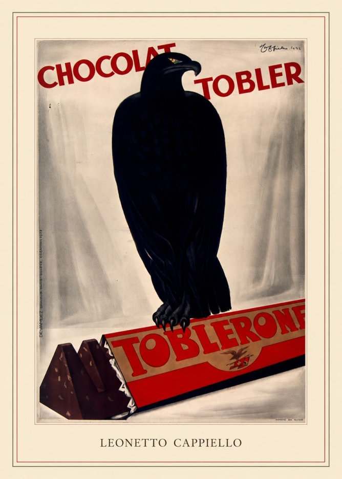 Leonetto Cappiello Chocolat Tobler No4 - Poster