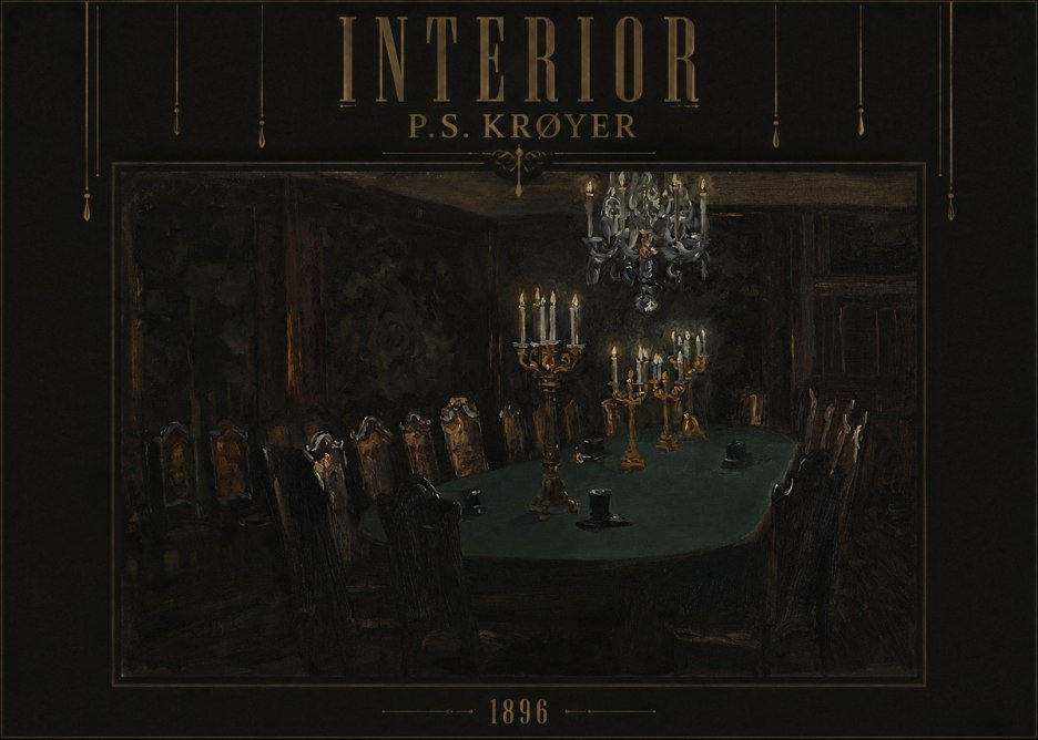P.S. Krøyer Interior No4 - Poster