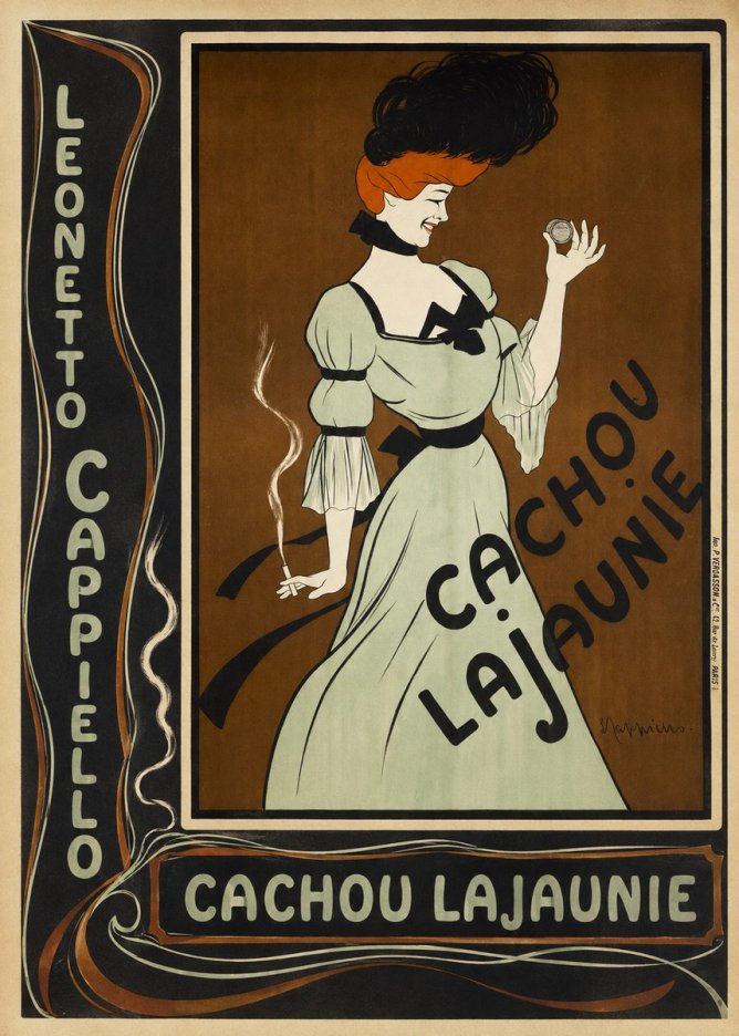 Leonetto Cappiello Cachou Lajaunie No3 - Poster