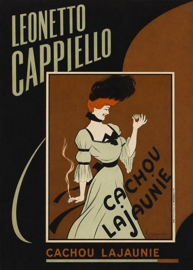 Leonetto Cappiello Cachou Lajaunie No4 - Poster