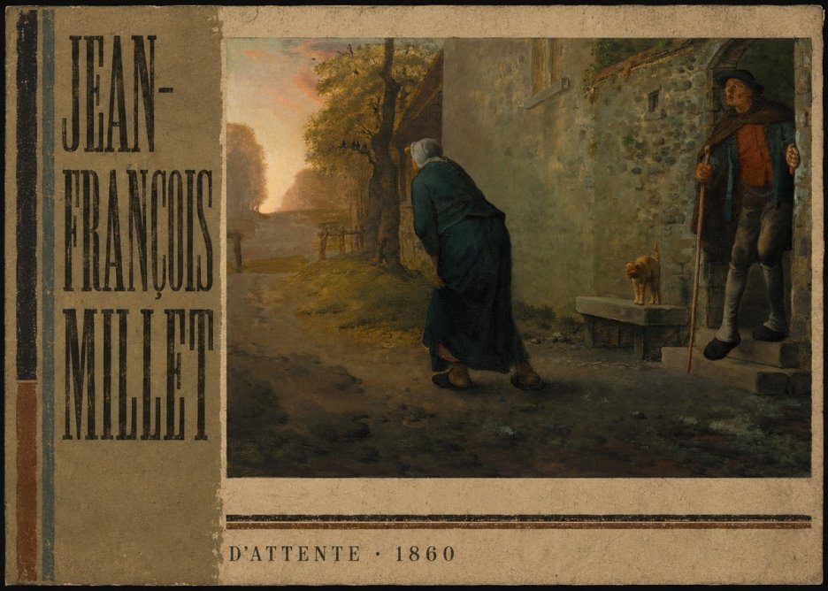 Jean-François Millet D'attente No2 - Poster