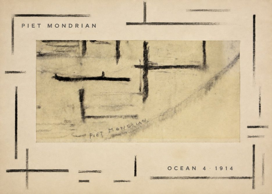 Piet Mondrian Ocean 4 No3 - Poster