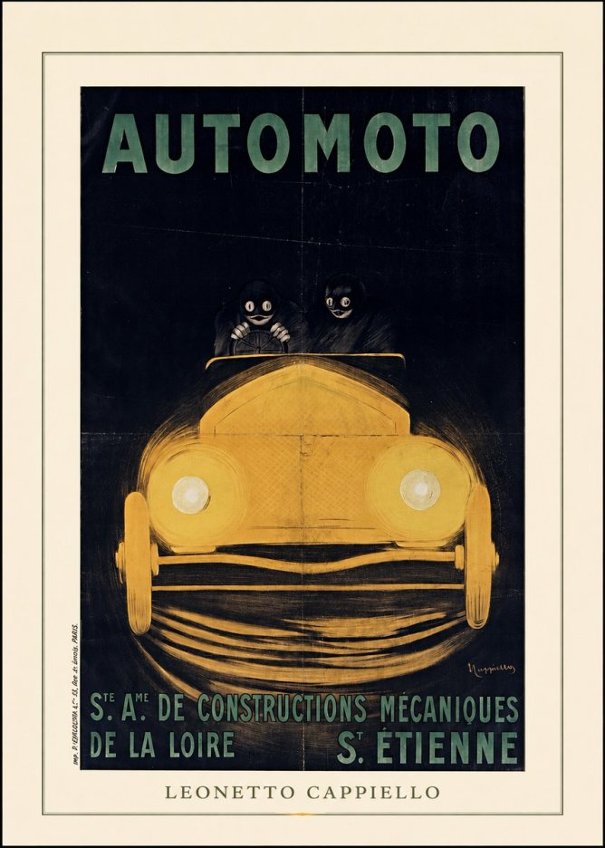 Leonetto Cappiello Automoto No4 - Poster
