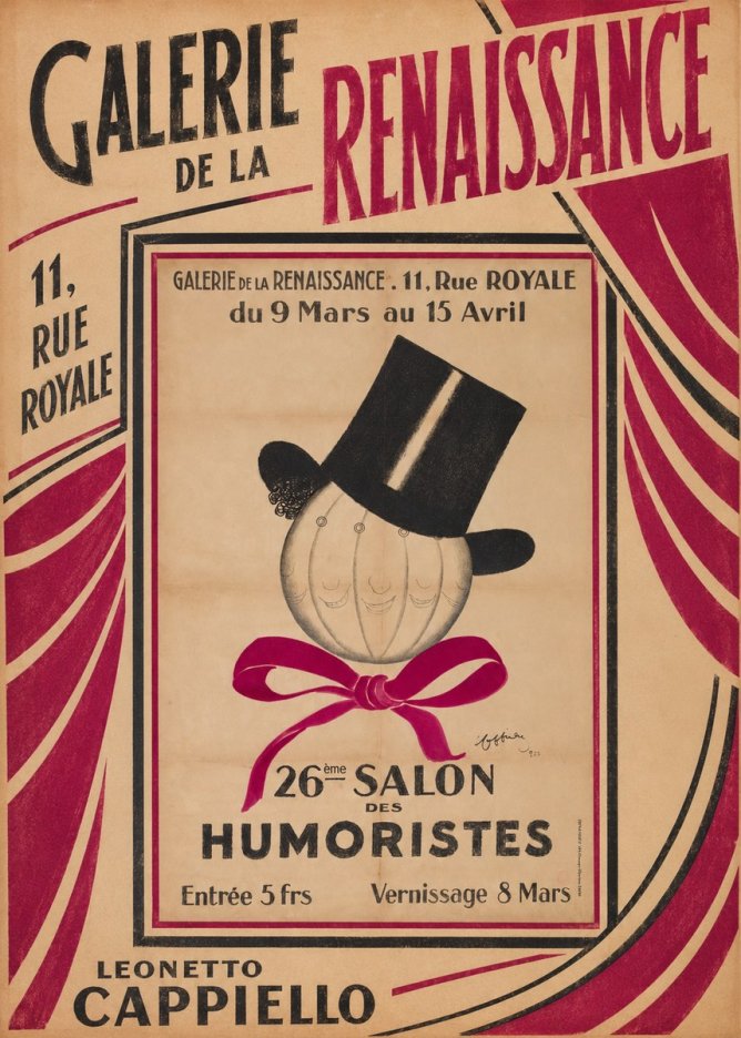Leonetto Cappiello 26Ème Salon Des Humoristes No3 - Poster