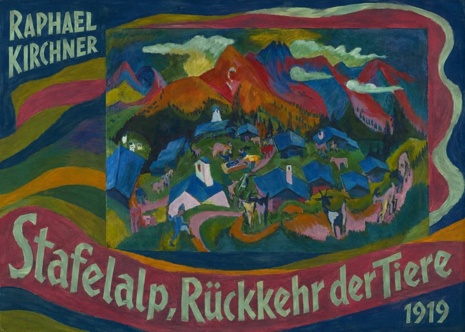Raphael Kirchner Stafelalp, Rückkehr Der Tiere No6 - Poster