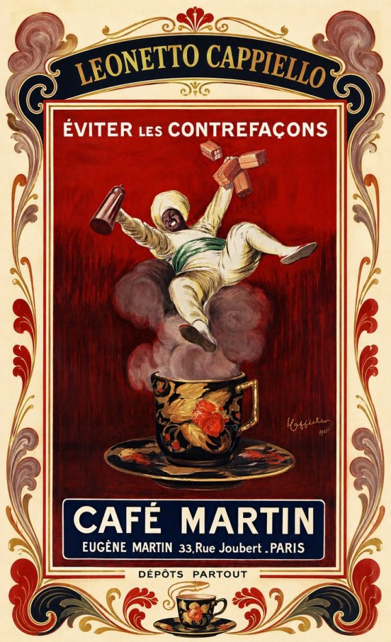 Leonetto Cappiello Café Martin No3 - Poster