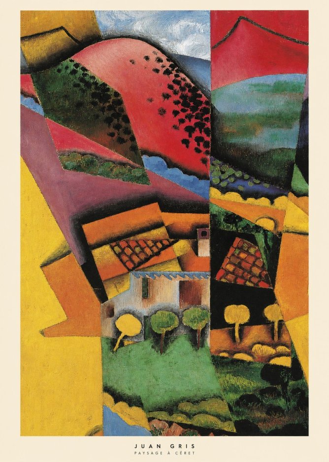Juan Gris Paysage À Céret No6 - Poster