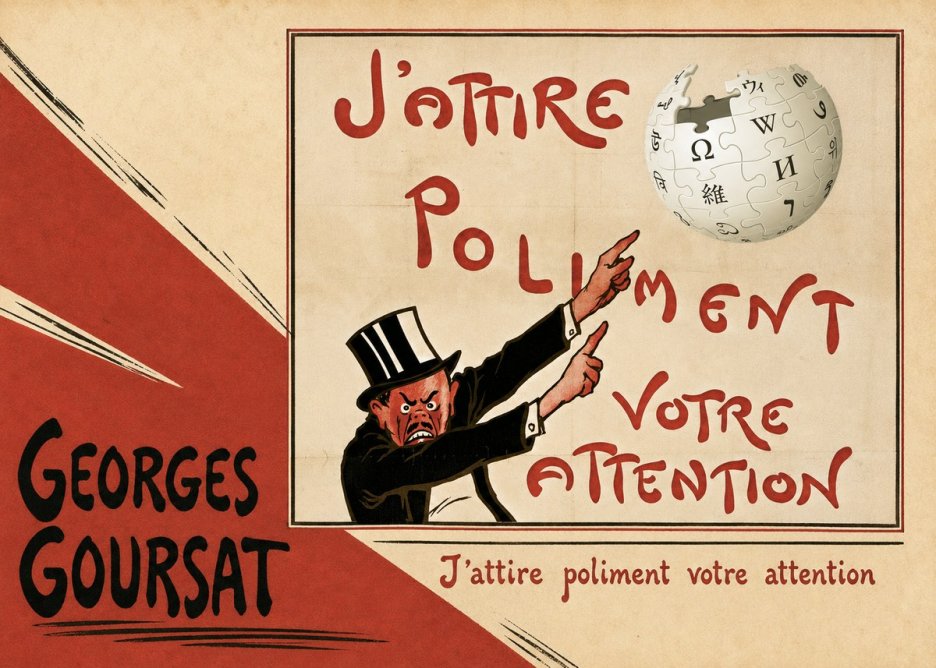 Georges Goursat J'attire Poliment Votre Attention No3 - Poster