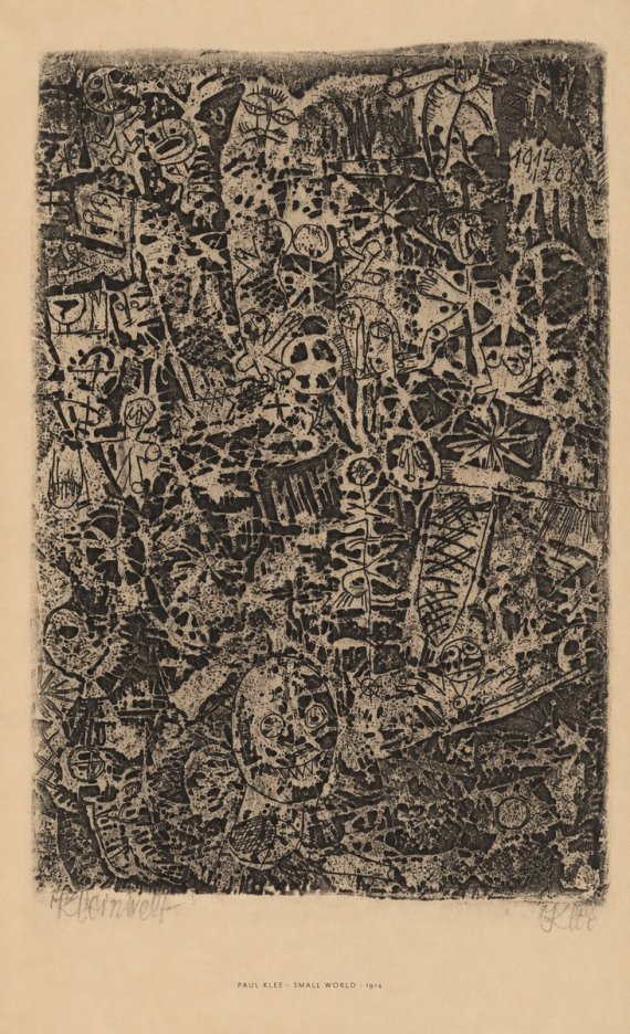 Paul Klee Small World No6 - Poster