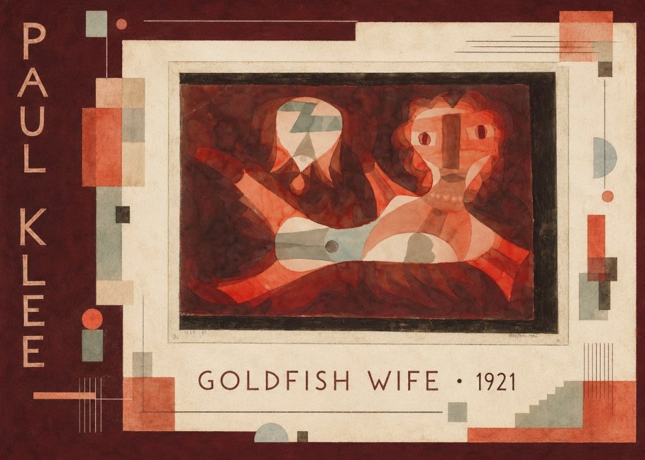Paul Klee Goldfish Wife No2 - Poster