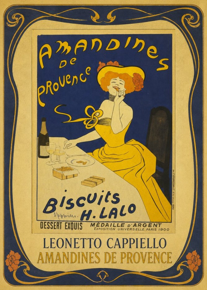 Leonetto Cappiello Amandines De Provence Biscuits H. Lalo III No1 - Poster
