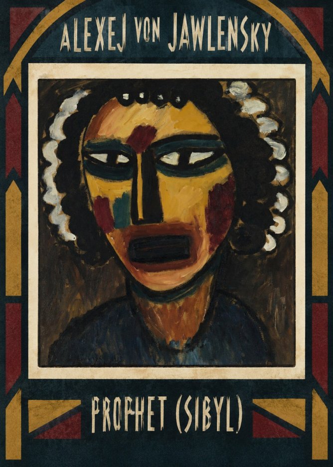 Alexej von Jawlensky Prophet (Sibil) No6 - Poster